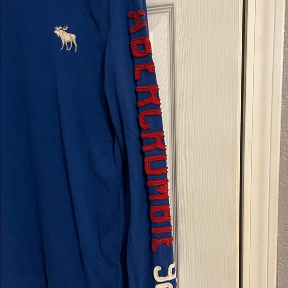 Abercrombie & Fitch Royal Blue Long Sleeve Tee - Picture 2 of 4